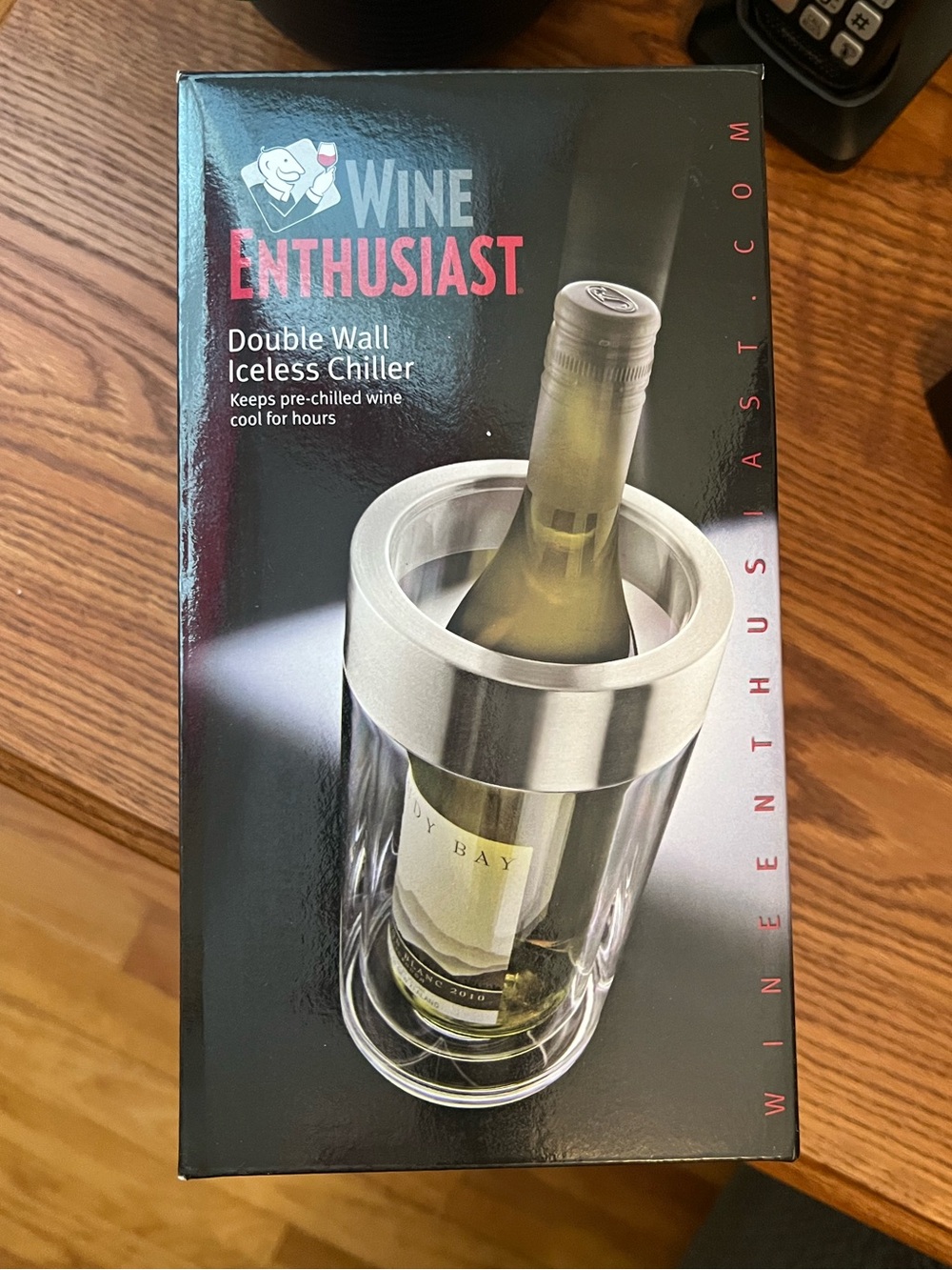 Wine Enthusiast Double Wall Iceless Chiller